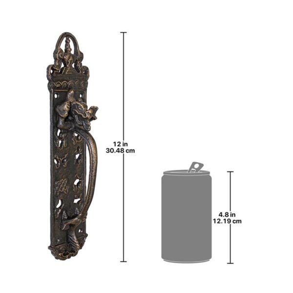 Design Toscano SP829 3 Inch Durley House Dragon Door Handle