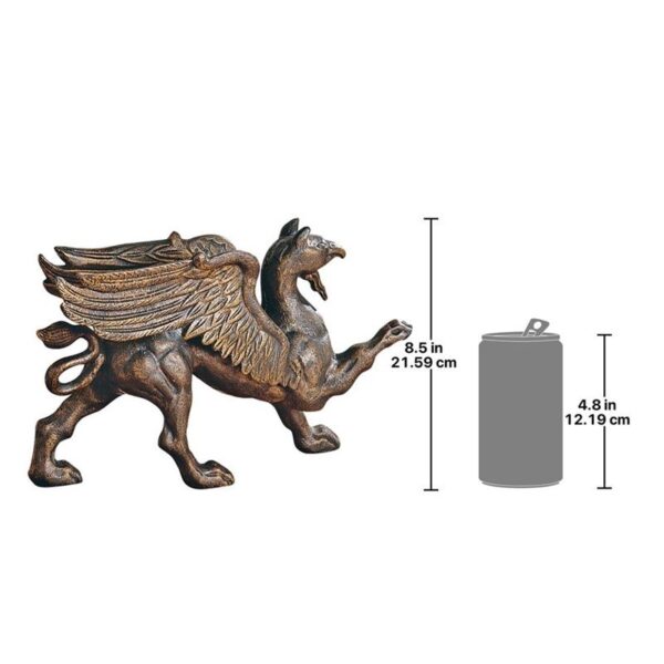 Design Toscano SP8970 13 1/2 Inch Growling Griffin Doorstop