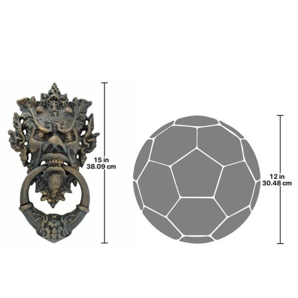 Design Toscano SP9282 9 Inch Vecchio Greenman Doorknocker