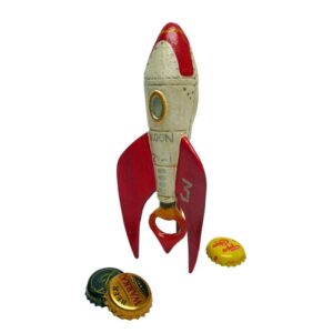 Design Toscano SP934 2 1/2 Inch Retro Rocket Ship Bottle Opener