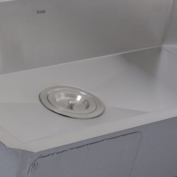 Nantucket Sinks SS-PRO-ZR3018-5.5 30 Inch Single Bowl Zero Radius ADA Stainless Steel Kitchen Sink