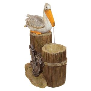 Design Toscano SS11780 11 Inch Pelicans Seashore Roost Fountain