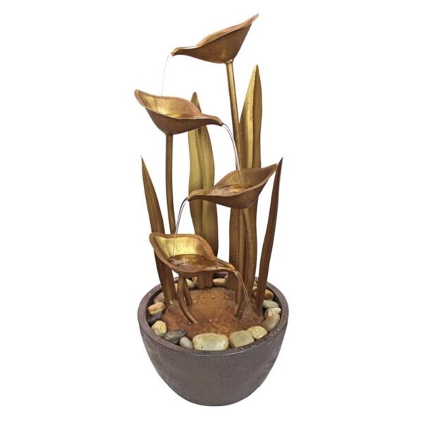 Design Toscano SS12376 10 Inch Botanical Fountain - Copper