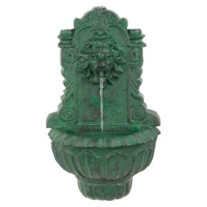 Design Toscano SS2568 15 1/2 Inch Casa Del Lago Lion Head Niche Fountain