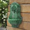 Design Toscano SS2568 15 1/2 Inch Casa Del Lago Lion Head Niche Fountain