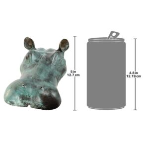 Design Toscano SU1050 9 Inch Spitting Hippo Head