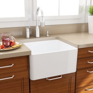 Nantucket T-FCFS20 20 Inch Fireclay Farmhouse Sink