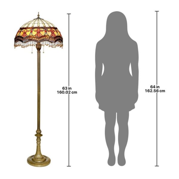 Design Toscano TF10018 20 Inch Victorian Parlor Floor Lamp