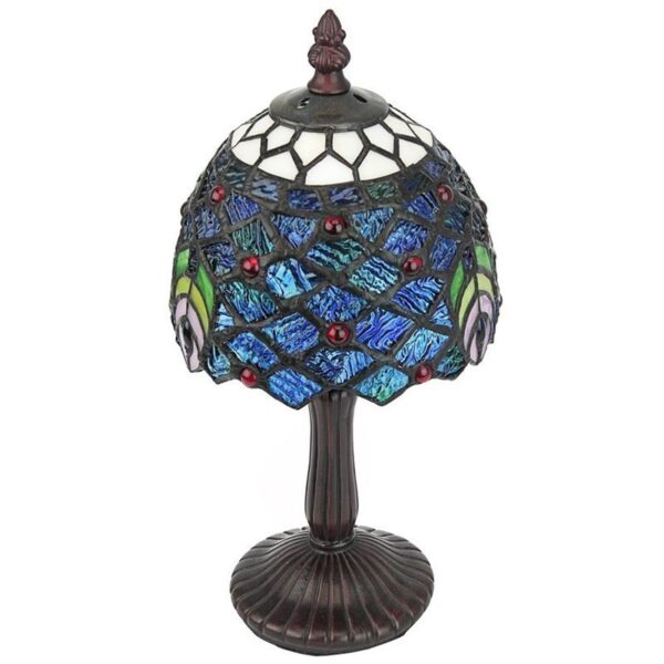 Design Toscano TF10043 5 1/2 Inch Ravishing Peacock Petite Table Lamp