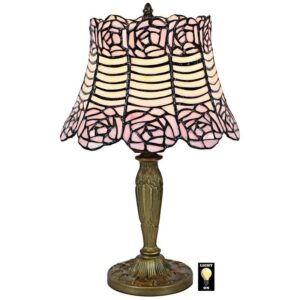 Design Toscano TF10055 10 Inch Parisian Folies Stained Glass Lamp