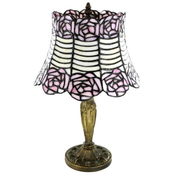 Design Toscano TF10055 10 Inch Parisian Folies Stained Glass Lamp