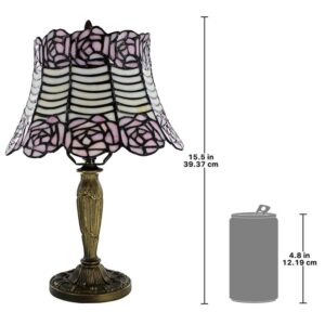 Design Toscano TF10055 10 Inch Parisian Folies Stained Glass Lamp