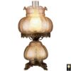 Design Toscano TF85003 8 Inch Rose Court Hurricane Table Lamp