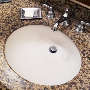 Nantucket Sinks UM-17x14-W-K 20 Inch Great Point Undermount Crafted Bath Sink