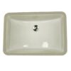 Nantucket Sinks UM-18x12-B 21 Inch Great Point Undermount Crafted Bath Sink