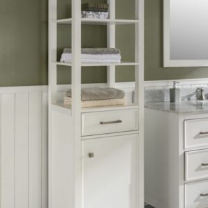 Legion Furniture WLF2121-LC 21 Inch Freestanding Linen Cabinet