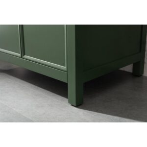 Legion Furniture WLF2130-VG 30 Inch Vogue Green Finish Sink Vanity Cabinet with Carrara White Top