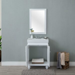 Legion Furniture WLF6028-W 24 Inch Vanity in Matte White