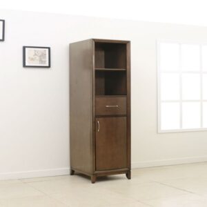 Legion Furniture WLF7032 18 Inch Side Cabinet in Antique Coffee