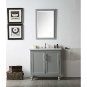 Legion Furniture WLF9018-G 18 Inch Gray Sink Vanity in Gray