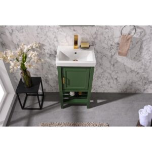 Legion Furniture WLF9018-VG 18 Inch Vogue Green Sink Vanity