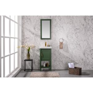 Legion Furniture WLF9018-VG 18 Inch Vogue Green Sink Vanity