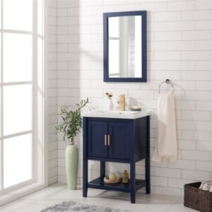 Legion Furniture WLF9024-B 24 Inch Kd Blue Sink Vanity in Blue