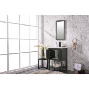 Legion Furniture WLF9024-PG 24 Inch Kd Pewter Green Sink Vanity