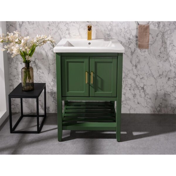 Legion Furniture WLF9024-VG 24 Inch Kd Vogue Green Sink Vanity