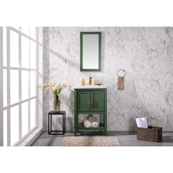 Legion Furniture WLF9024-VG 24 Inch Kd Vogue Green Sink Vanity