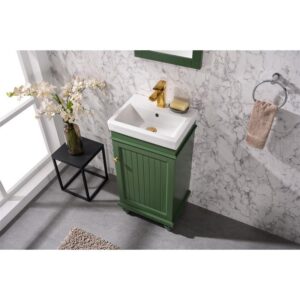 Legion Furniture WLF9218-VG 18 Inch Vogue Green Sink Vanity