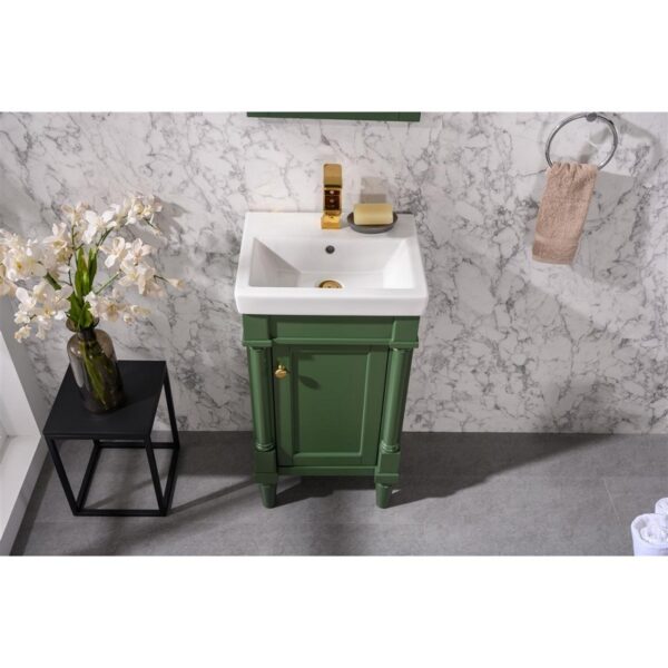 Legion Furniture WLF9218-VG 18 Inch Vogue Green Sink Vanity