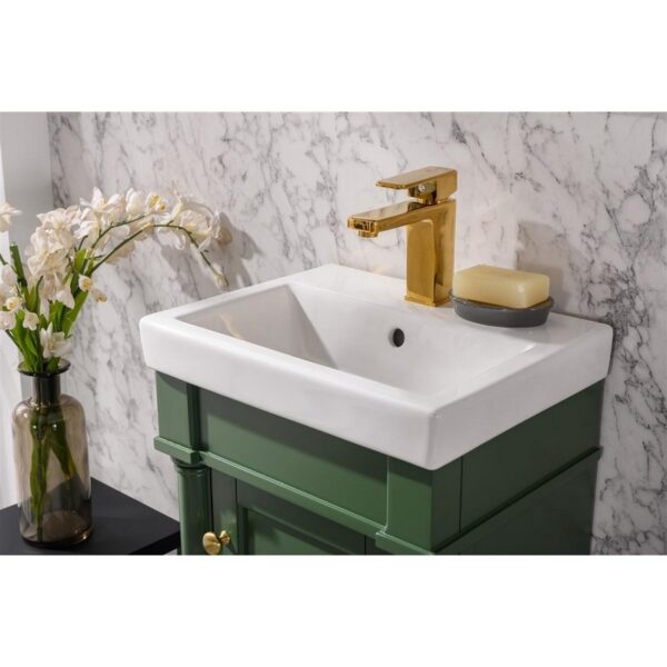 Legion Furniture WLF9218-VG 18 Inch Vogue Green Sink Vanity