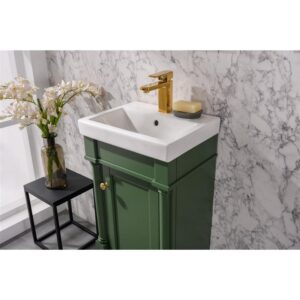 Legion Furniture WLF9218-VG 18 Inch Vogue Green Sink Vanity