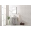 Legion Furniture WLF9224-G 24 Inch Gray Sink Vanity in Gray