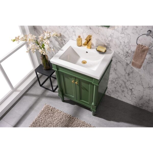 Legion Furniture WLF9224-VG 24 Inch Pewter Green Sink Vanity