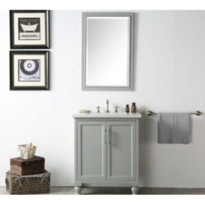 Legion Furniture WLF9318-G 18 Inch Gray Sink Vanity in Gray