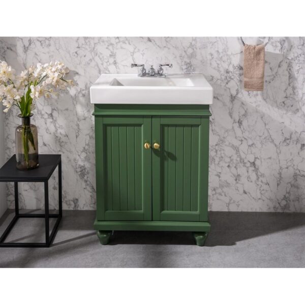 Legion Furniture WLF9324-VG 24 Inch Vogue Green Sink Vanity