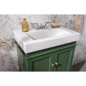 Legion Furniture WLF9324-VG 24 Inch Vogue Green Sink Vanity