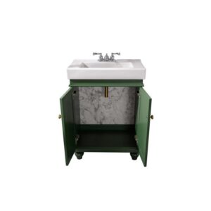 Legion Furniture WLF9324-VG 24 Inch Vogue Green Sink Vanity