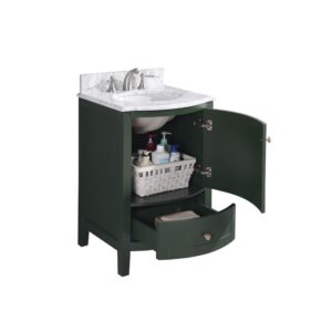 Legion Furniture WT9309-24-VG-PVC 24 Inch Vogue Green Bathroom Vanity