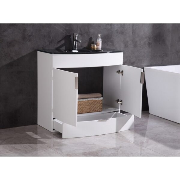 Legion Furniture WTM8130-36-W-PVC 36 Inch White Bathroom Vanity