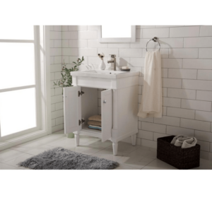 Legion Furniture WLF9224-W 24 Inch White Sink Vanity in White