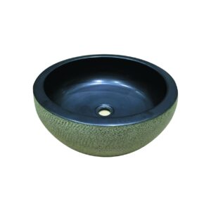 Legion Furniture ZA-234 17 Inch Porcelain Sink Bowl in Charcoal