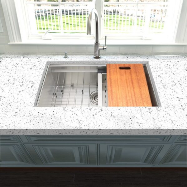 Nantucket ZR-PS-3018-16 Single Basin Undermount Kitchen Sink