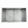 Nantucket Sinks ZR3219-16 Pro Series Large Rectangle Single Bowl Undermount Zero Radius Stainless Steel Kitchen Sink