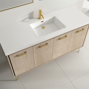 Dowell Topmount Bathroom Resin Basin 000 6122BPS