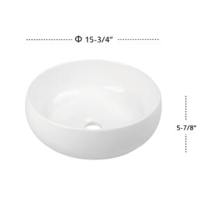 Dowell Bathroom Vessel Sink 000 1515 21