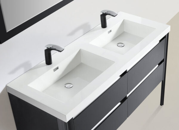 Dowell Topmount Bathroom Resin Basin 000 6122BP