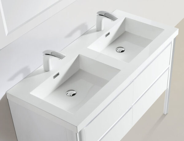 Dowell Topmount Bathroom Resin Basin 000 6122BP